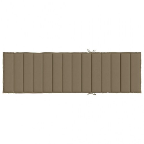 Liggestolshynde 200 x 70 x 4 cm - meleret gråbrun