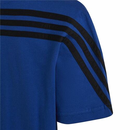 Børne Kortærmet T-shirt Adidas Spider-Man Blå 4-5 år