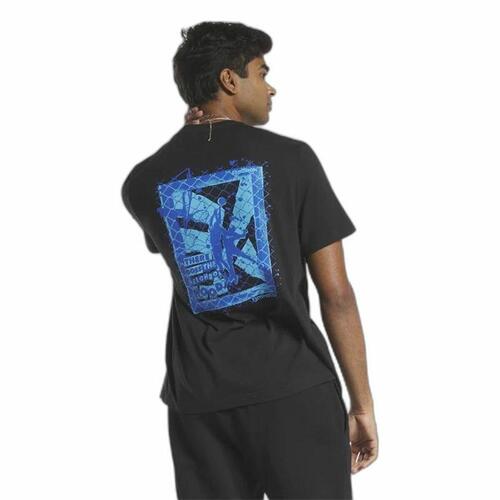 Kortærmet T-shirt til Mænd Reebok Graphic Series Sort XL