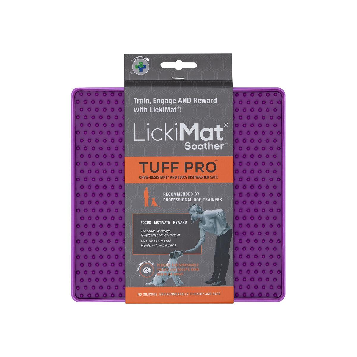 Lickimat LickiMat Soother Tuff Pro - slikmåtte til hund, lilla (polypropylen/TPR)
