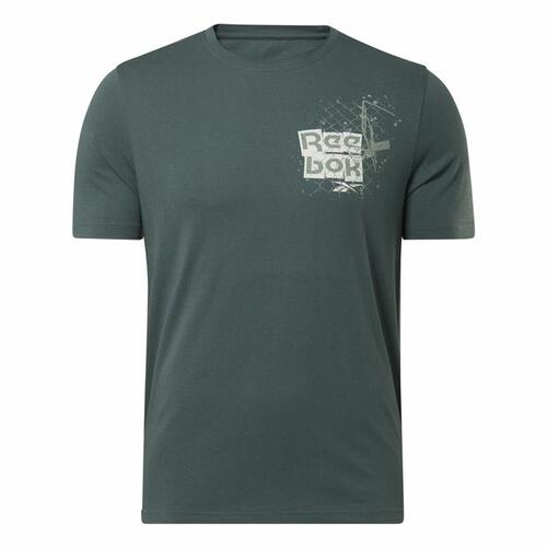 Kortærmet T-shirt til Mænd Reebok Graphic Series Grøn M