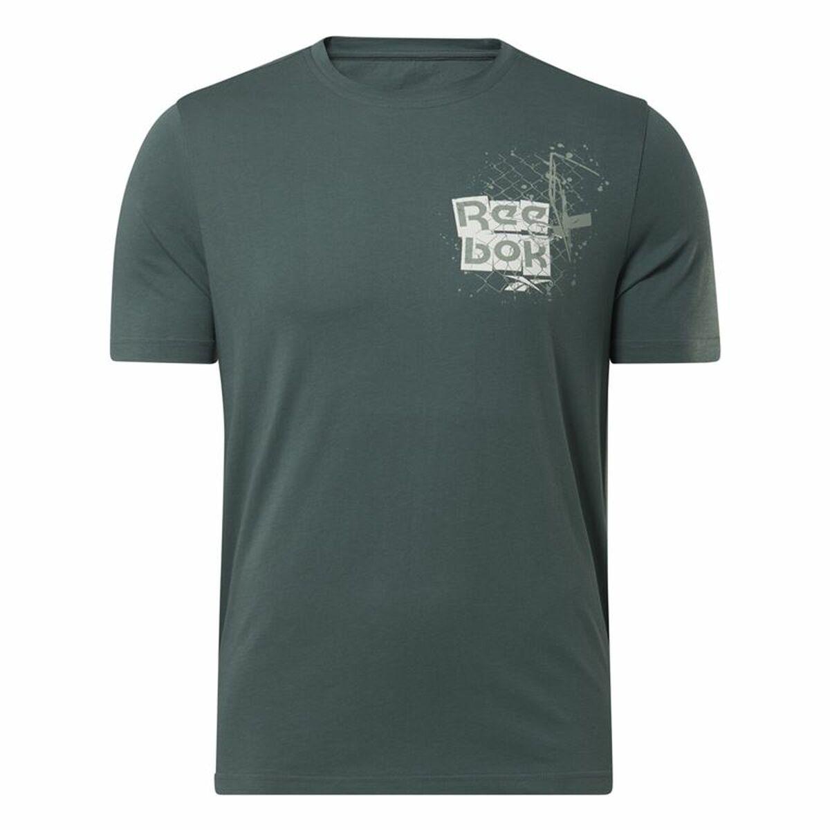 Kortærmet T-shirt til Mænd Reebok Graphic Series Grøn M