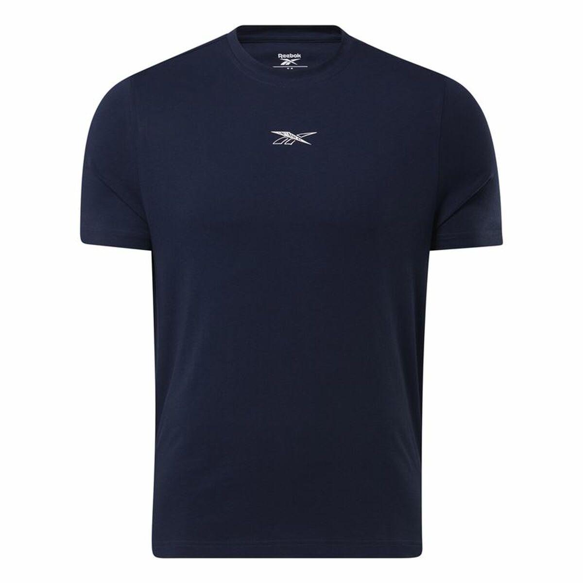 Kortærmet T-shirt til Mænd Reebok GS Tailgate Team Mørkeblå S