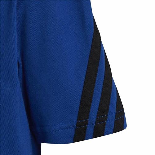 Børne Kortærmet T-shirt Adidas Spider-Man Blå 6-7 år