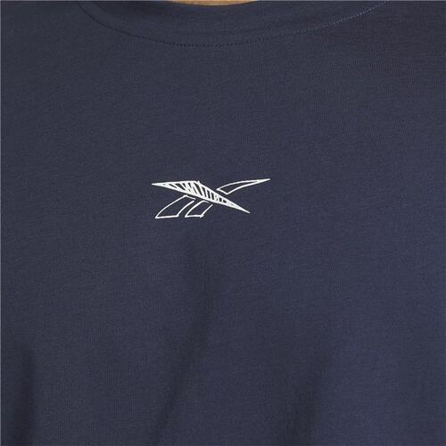 Kortærmet T-shirt til Mænd Reebok GS Tailgate Team Mørkeblå S