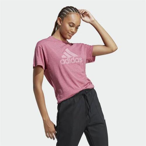 Kortærmet T-shirt til Kvinder Adidas Winrs 3.0 Lyserød XL