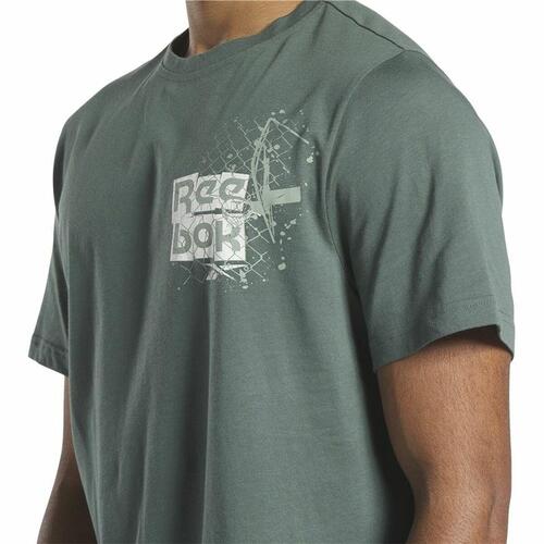 Kortærmet T-shirt til Mænd Reebok Graphic Series Grøn L