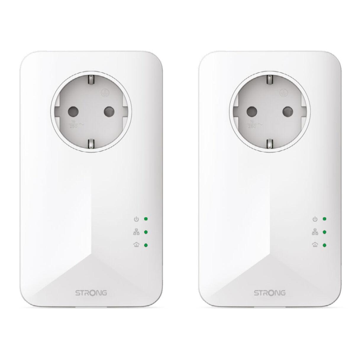 STRONG POWERL1000EUV2 powerline adapter sæt - 1000 Mbit/s, EU-stik