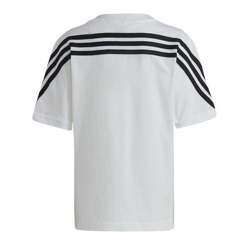 Børne Kortærmet T-shirt Adidas Spider-Man Hvid 4-5 år