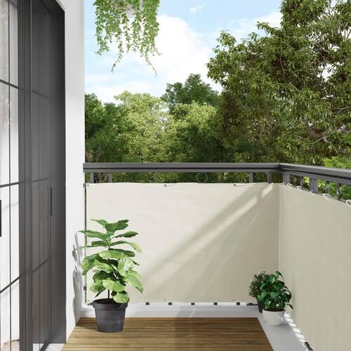 Altanafskærmning 500x90 cm PVC hvid