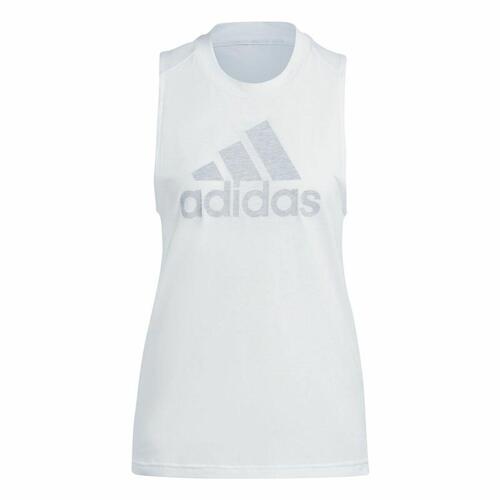 T-shirt til Damer uden Ærmer Adidas Future Icons 3.0 Hvid L