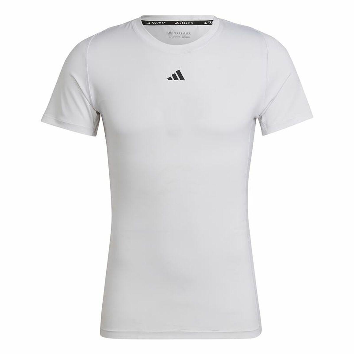 Kortærmet T-shirt til Mænd Adidas Techfit Training M