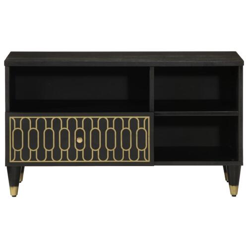 Tv-bord 80x33x46 cm massivt mangotræ