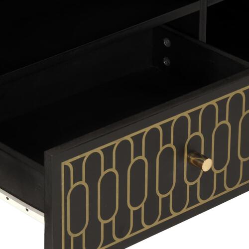 Tv-bord 80x33x46 cm massivt mangotræ