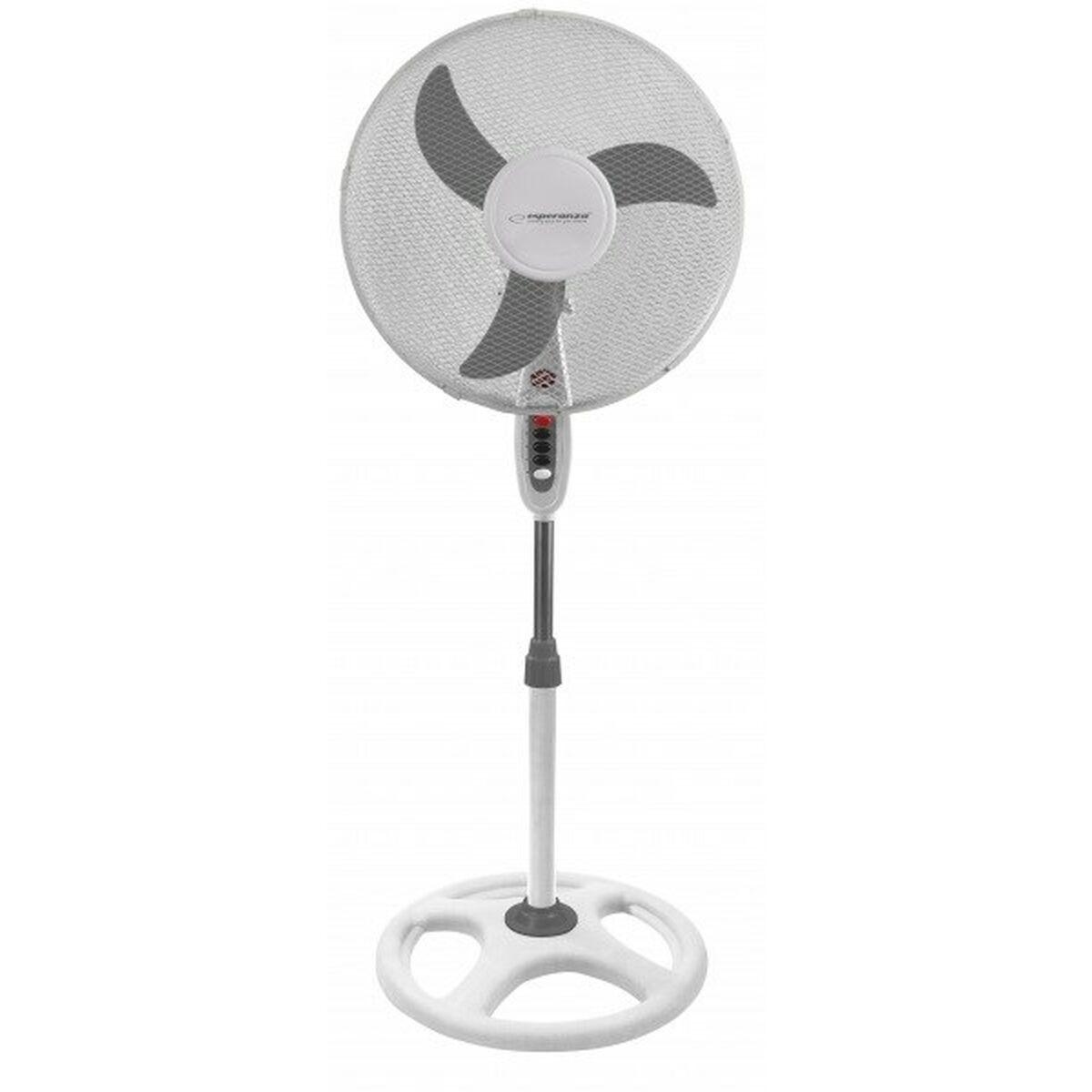Fritstående ventilator Esperanza EHF002WE Hvid Grå 50 W
