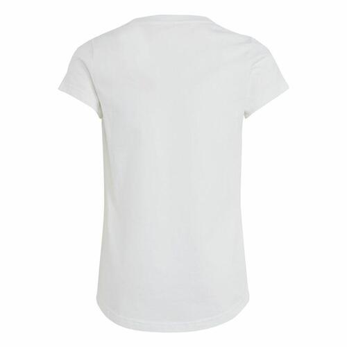 Børne Kortærmet T-shirt Adidas Graphic Hvid 13-14 år