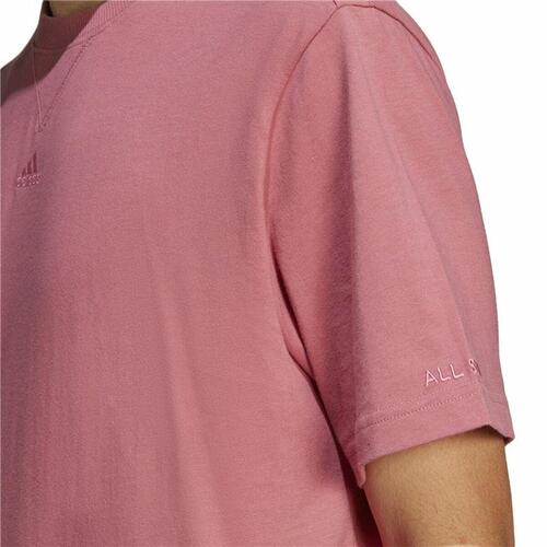 Kortærmet T-shirt til Mænd Adidas All Szn Pink S