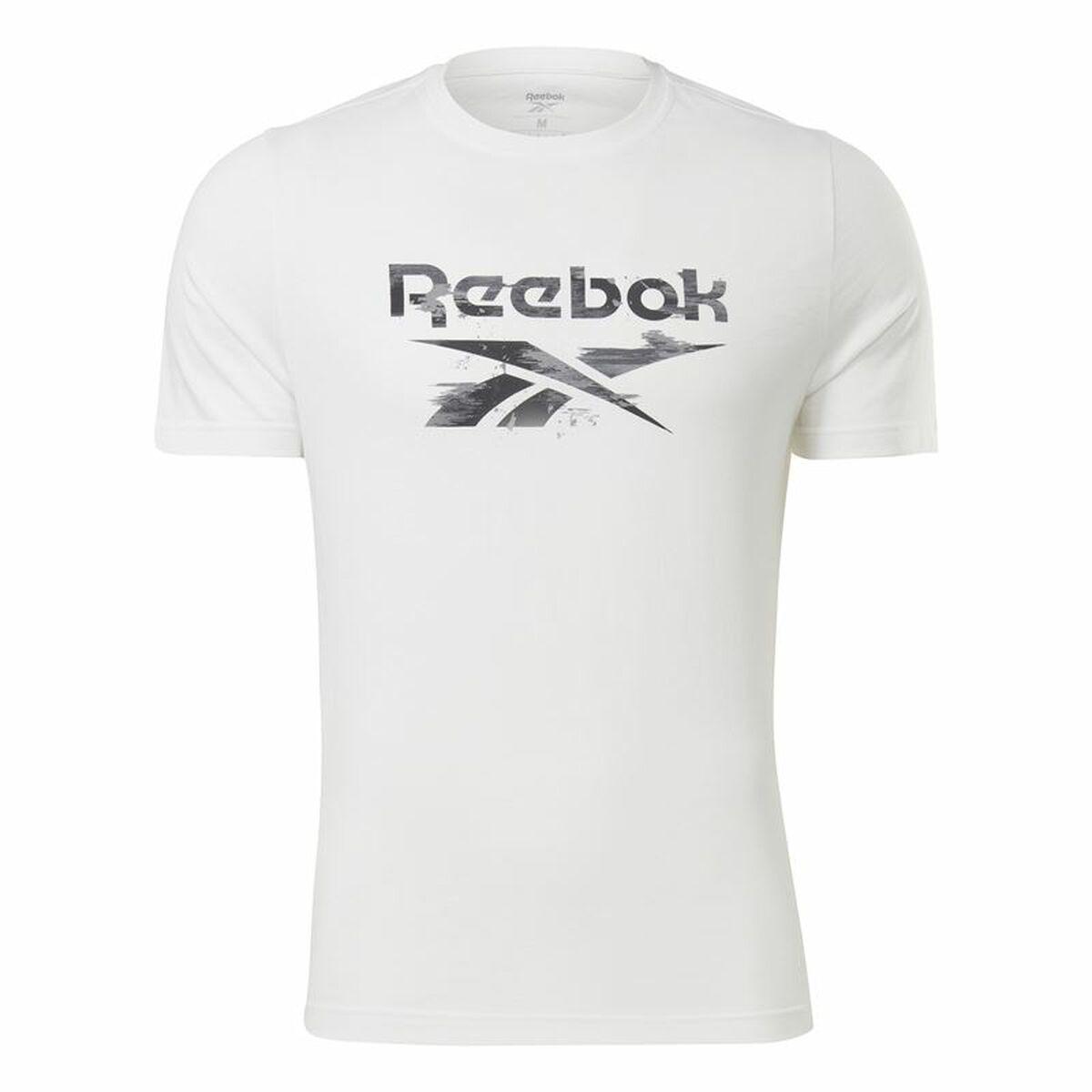 Kortærmet T-shirt til Mænd Reebok Indentity Modern Camo Hvid Camouflage M