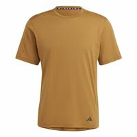 Kortærmet T-shirt til Mænd Adidas Yoga Base Brun S