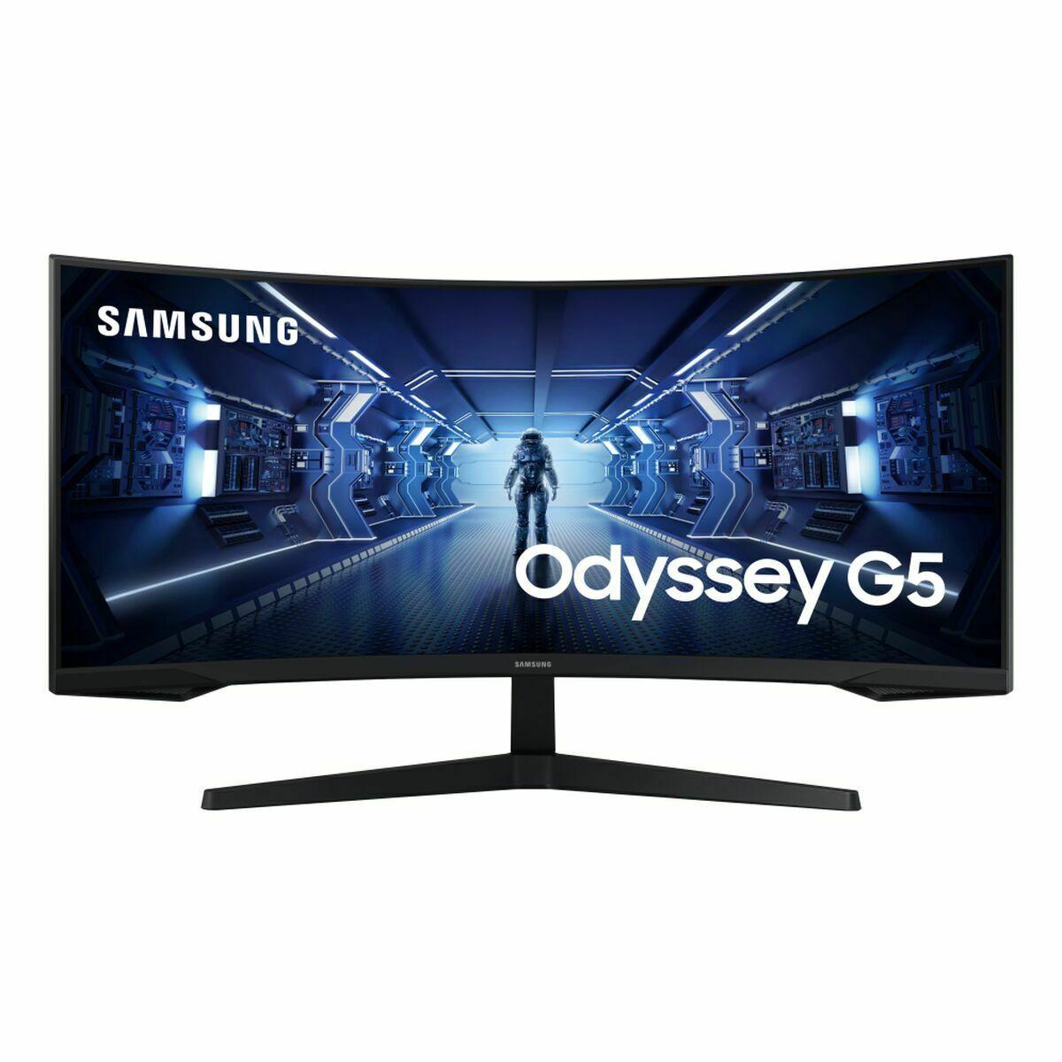 Skærm Samsung C34G55TWWP 34" UltraWide Dual Quad HD 165 Hz