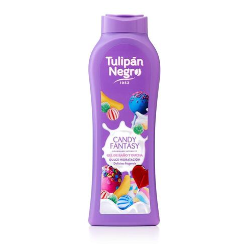 Shower gel Tulipán Negro Candy Fantasy 650 ml