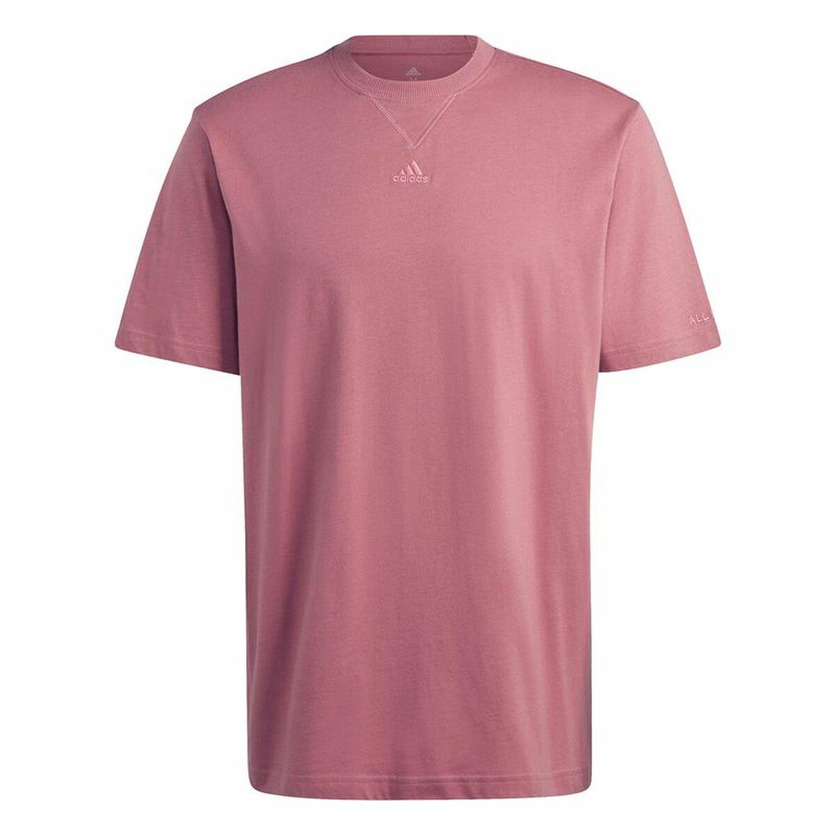 Kortærmet T-shirt til Mænd Adidas All Szn Pink XL