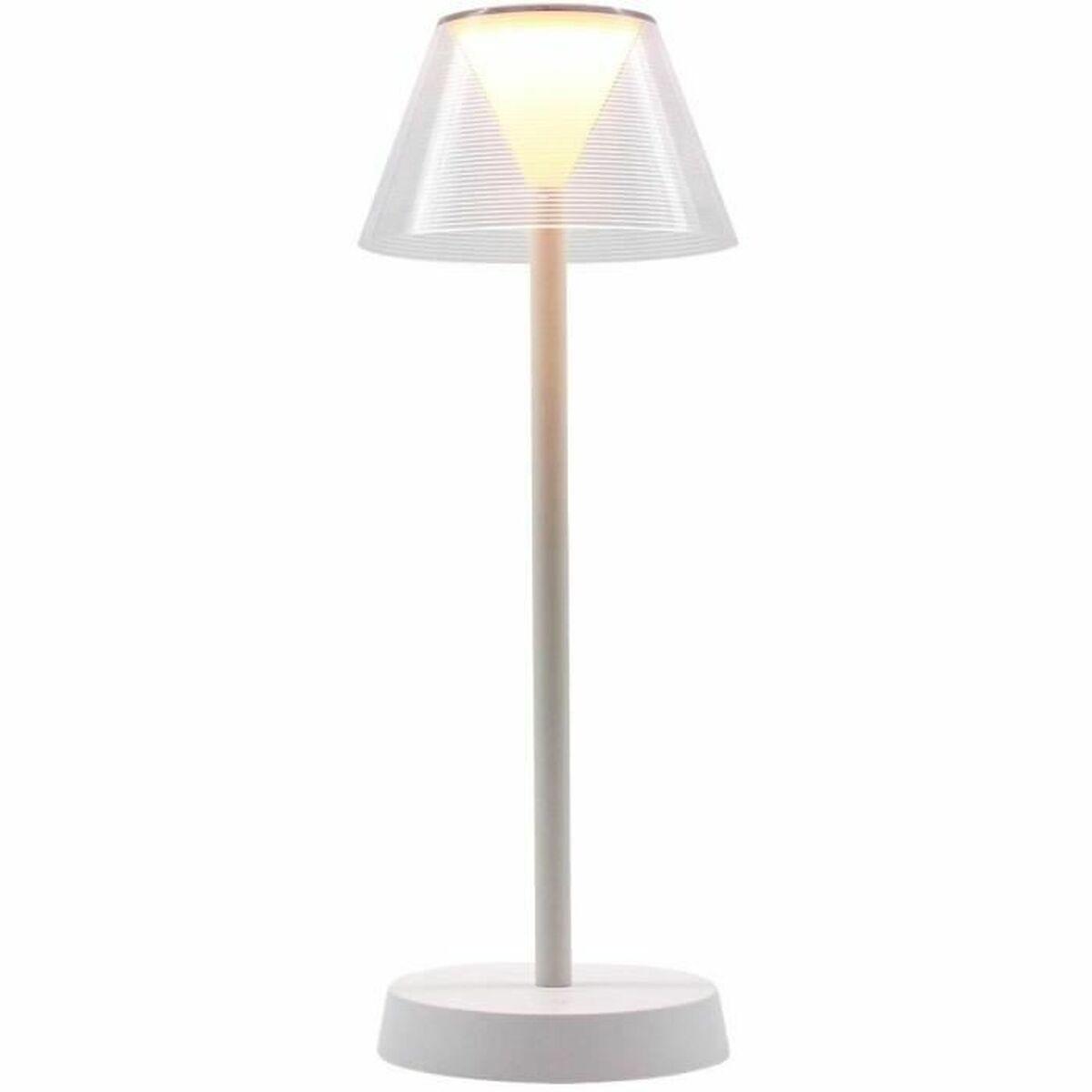 Lumisky Beverly gulvlampe - hvid/grå, LED, E27, IP44