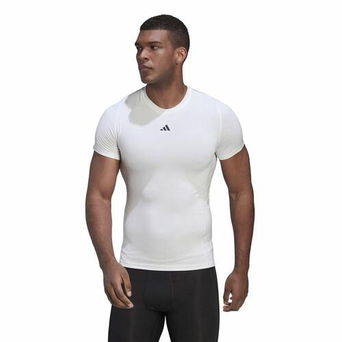 Kortærmet T-shirt til Mænd Adidas Techfit Training XL