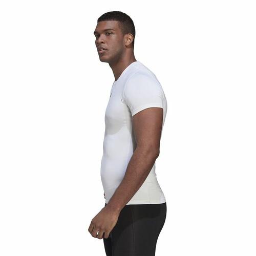Kortærmet T-shirt til Mænd Adidas Techfit Training XL