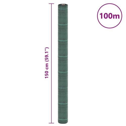 Ukrudtsdug 1,5x100 m PP grøn