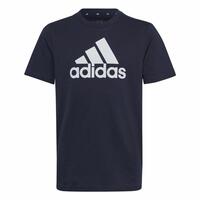 Børne Kortærmet T-shirt Adidas Sort 11-12 år