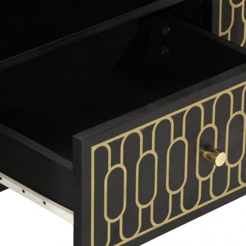 Tv-bord 105x33x46cm massivt mangotræ