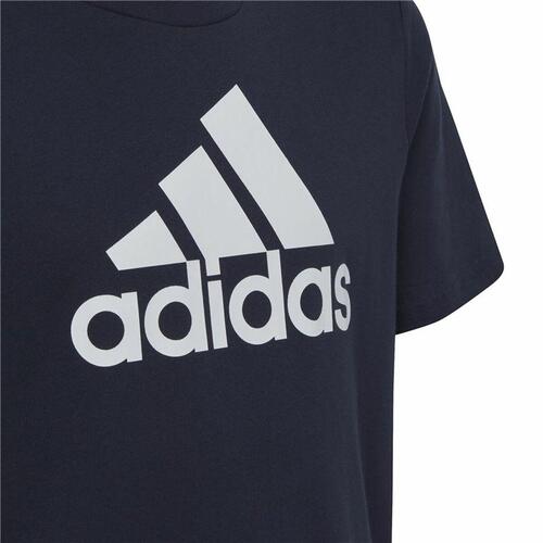 Børne Kortærmet T-shirt Adidas Sort 11-12 år