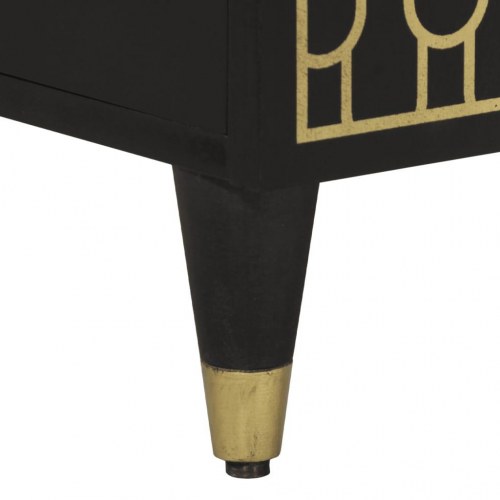 Tv-bord 105x33x46cm massivt mangotræ