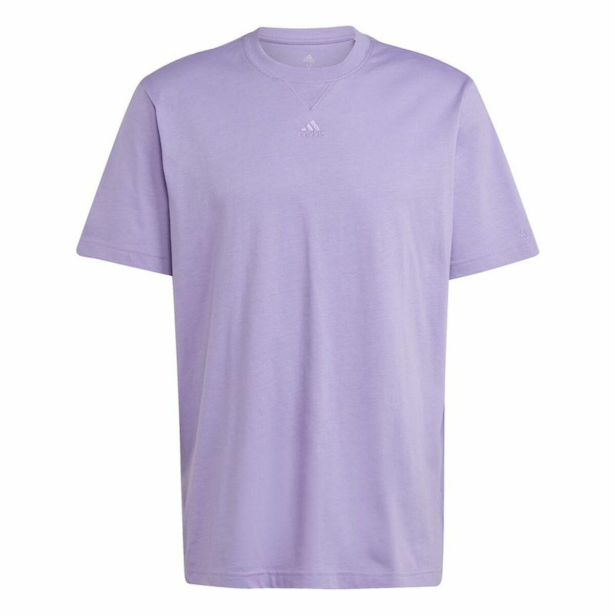 Kortærmet T-shirt til Mænd Adidas All Szn Lilla L