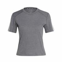 Kortærmet T-shirt til Kvinder Adidas 3 stripes Essentials Lysegrå M