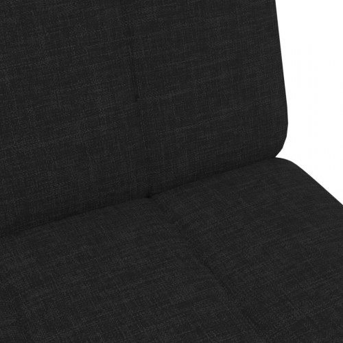 2-personers sovesofa med fodskammel stof stof