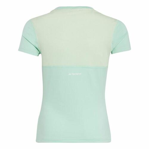 Børne Kortærmet T-shirt Adidas Techfit Aeroready Sport Icons Grøn 9-10 år