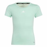Børne Kortærmet T-shirt Adidas Techfit Aeroready Sport Icons Grøn 11-12 år