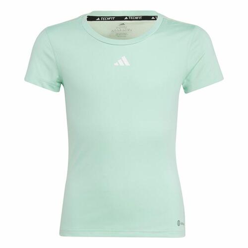 Børne Kortærmet T-shirt Adidas Techfit Aeroready Sport Icons Grøn 11-12 år