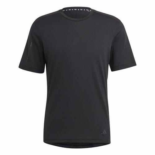 Kortærmet T-shirt til Mænd Adidas Base Sort M