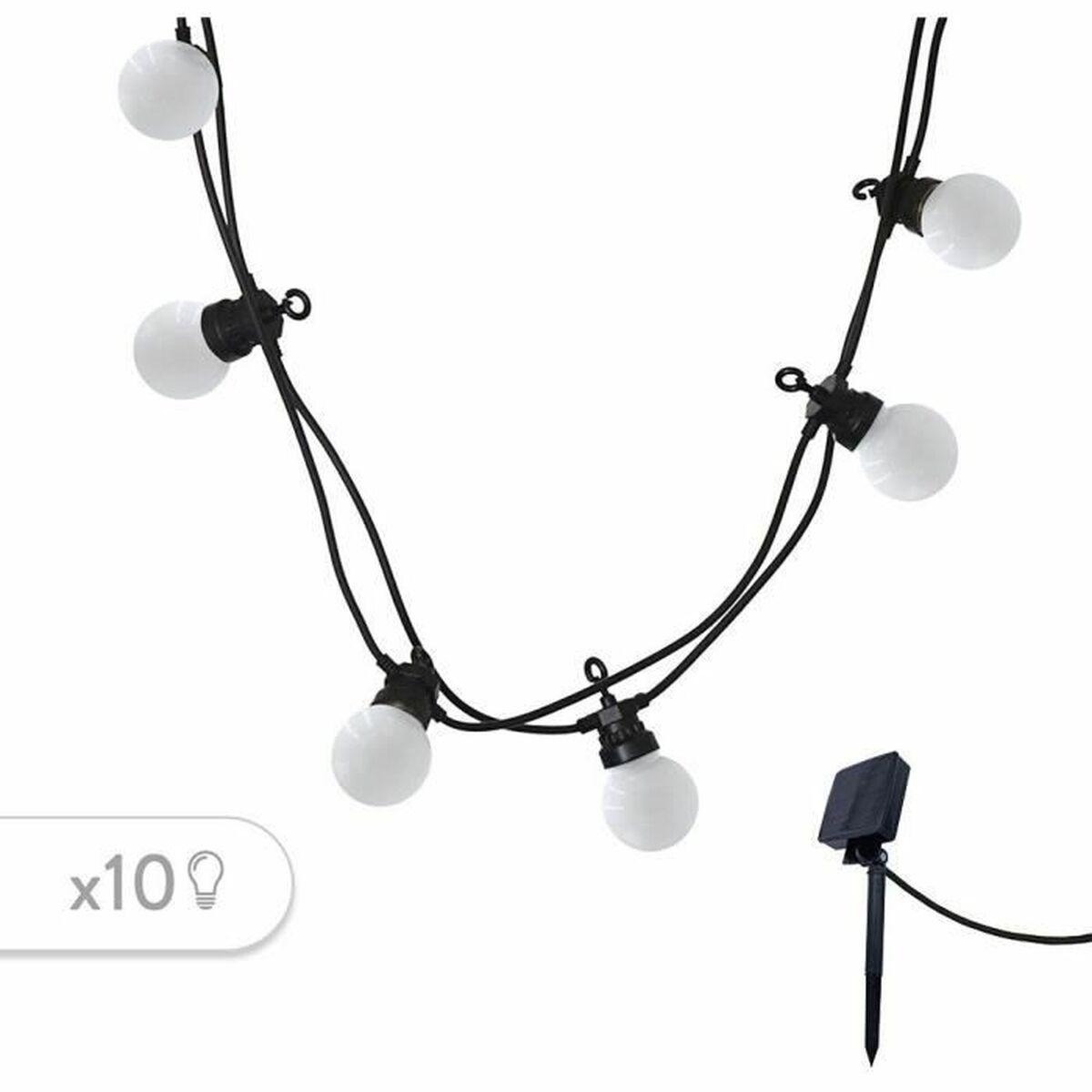 Lumisky LED guirlande Party Milky - solcelledrevet 5,7 m, 10 lyspærer