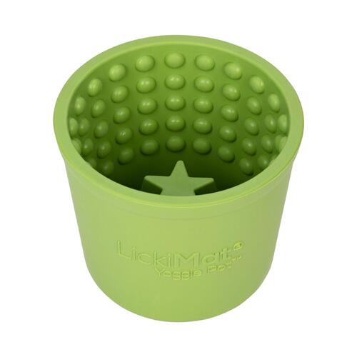 Hund Feeder Lickimat Grøn Gummi