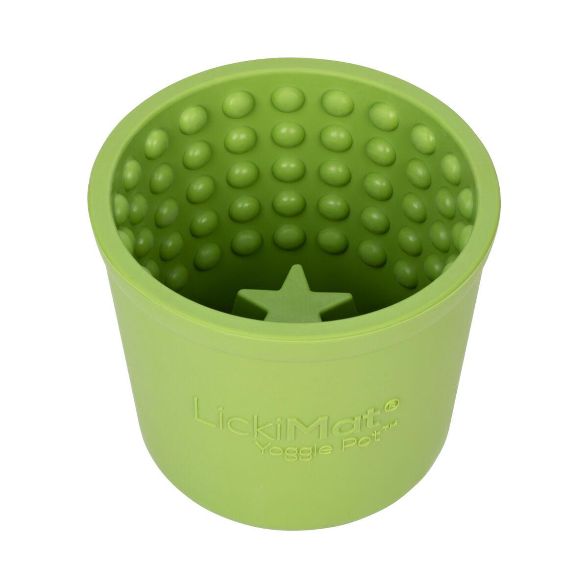 Hund Feeder Lickimat Grøn Gummi