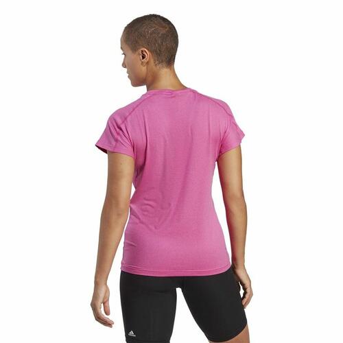 Kortærmet T-shirt til Kvinder Adidas Essentials Pink Syren S