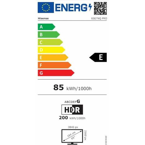 Smart TV Hisense 65E7NQ 4K Ultra HD 65" LED HDR QLED