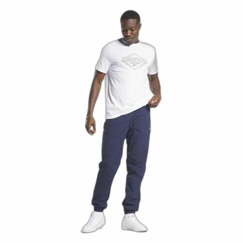 Kortærmet T-shirt til Mænd Reebok Graphic Series Hvid XL