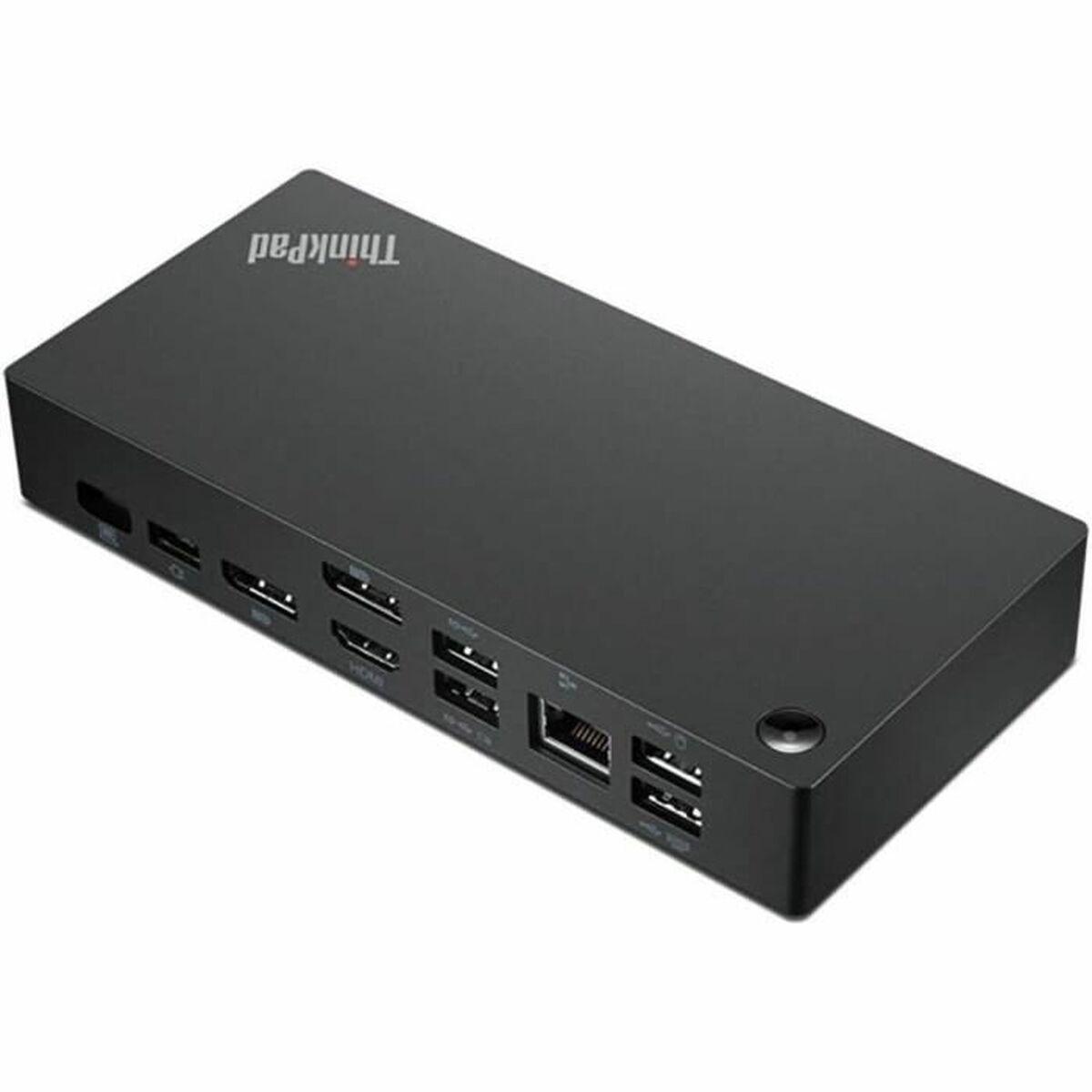 Lenovo USB hub 40AY0090EU - Sort