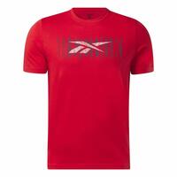 Kortærmet T-shirt til Mænd Reebok Graphic Series Rød M