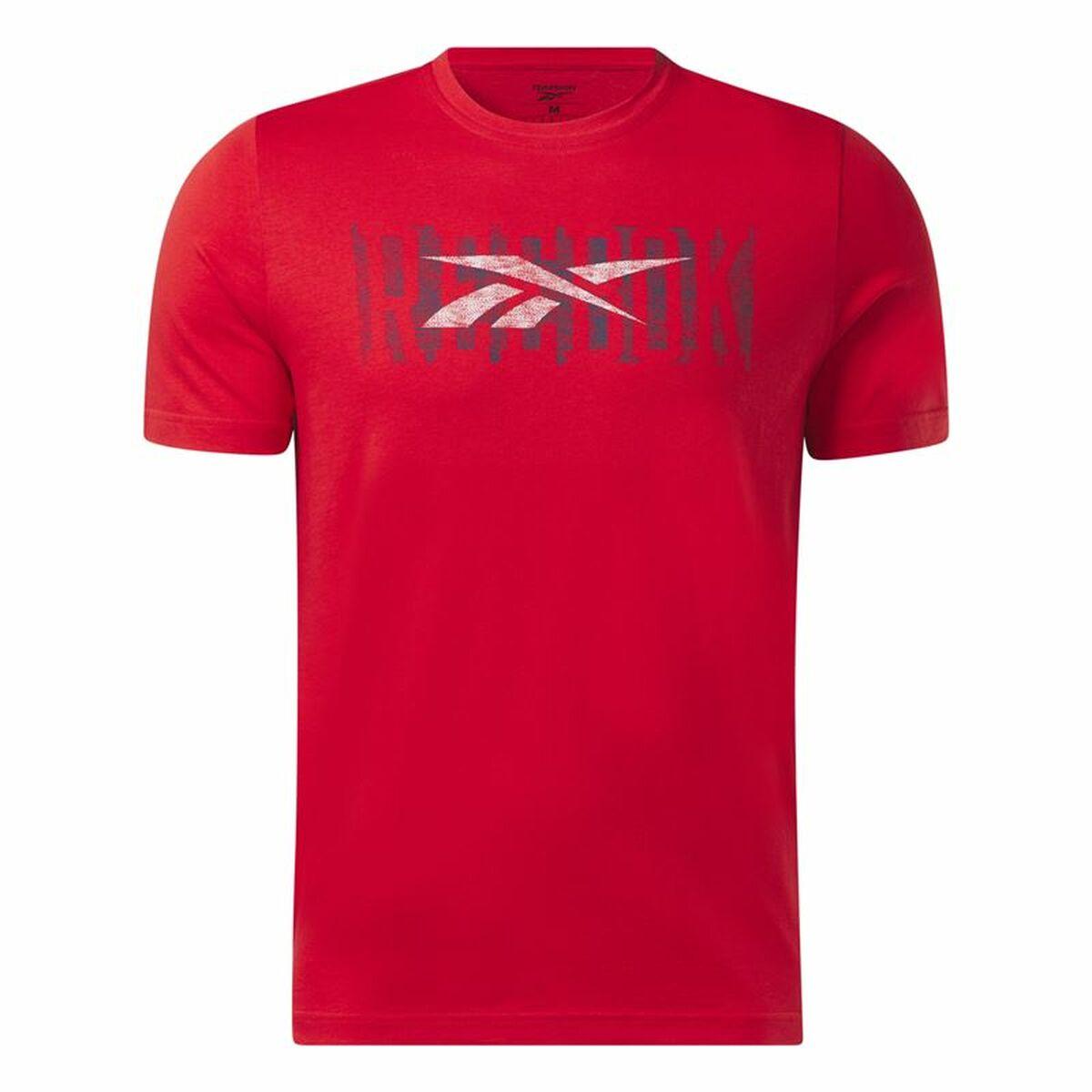 Kortærmet T-shirt til Mænd Reebok Graphic Series Rød M